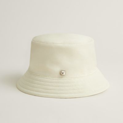 HERMES ホワイトコットンハット サイズ56 HERMES 中古品 エルメス プティシャルティハット 帽子 子供